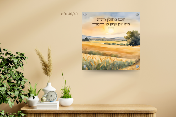 ⁦שדה חיטה בשקיעה⁩ – תמונה ⁦3⁩